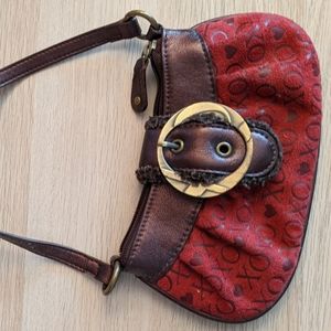 XOXO Clutch with zippered pocket